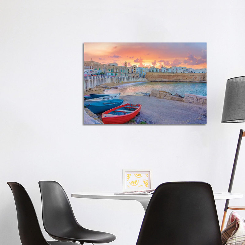 Italian Coast 1 Piece Wrapped Canvas Painting, 101.6 cm H x 66.04 cm W x 1.91 cm D