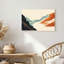 Impression sur toile, "Canyon River" avec vagues bleu sarcelle et falaises oranges-1061369961