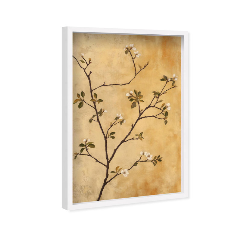 Oliver Gal Nature's Grace Floral & Botanical - Luxury Shadowbox Framed Wall Art, 37.5" H x 25.5" W, White
