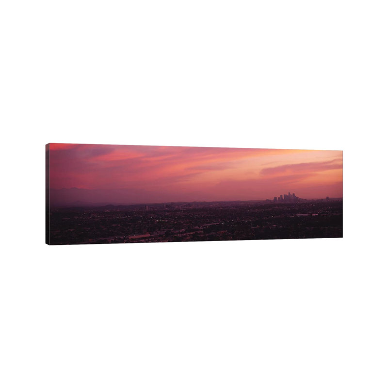 Buildings in a City 1 Piece Wrapped Canvas Panoramic Wall Art, 121.92 cm H x 40.64 cm W x 3.175 cm D