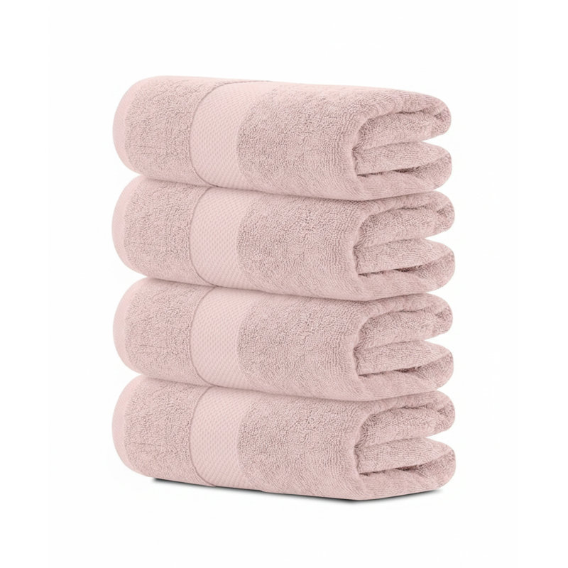 100% Cotton Bath Towel, Pink