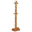 Traditional Cedar Log Floor Coat Tree with Pegs
