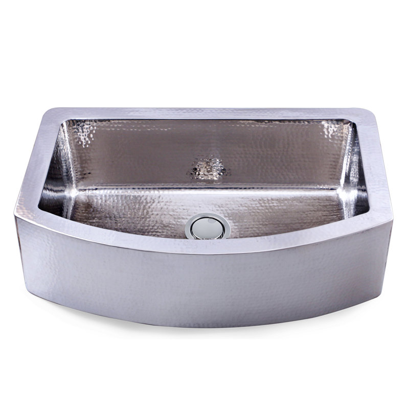 33 Inch Hammered Farmhouse Stainless Steel Sink