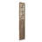 15X73.2" Wooden Decorative Panel, Decorative Wall Sculpture