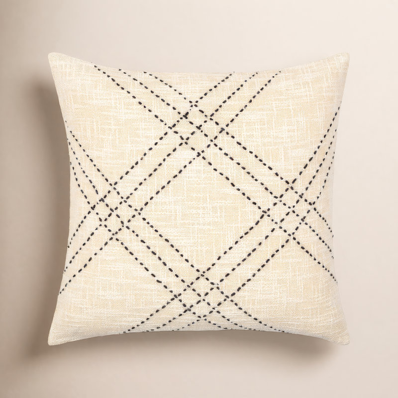 Sayer Pillow Cover & Insert Throw Polyester, 22" x 22"