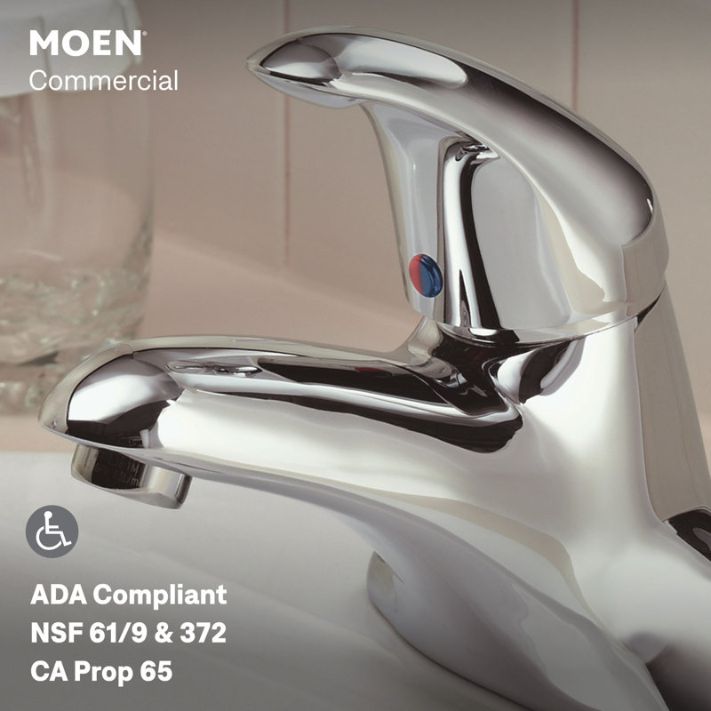 M-Dura Centerset Bathroom Faucet, Chrome