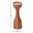 Habra 6'' H Wood Tabletop Candlestick