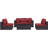 Modway Convene Wicker Rattan 5-Piece Outdoor Patio Furniture Set-479457476