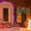 5.91' H Lighted Artificial Tropical Christmas Tree