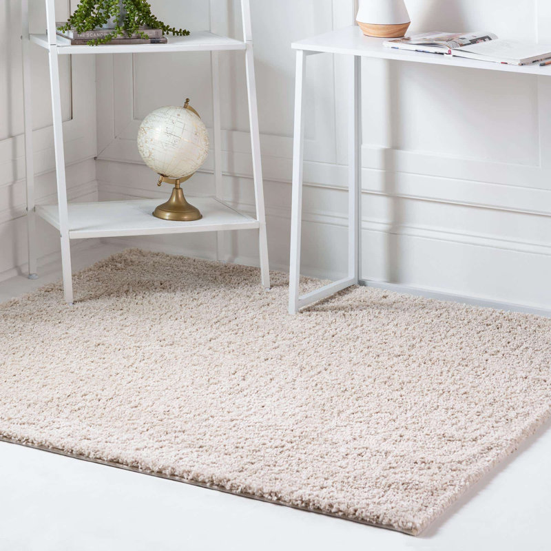 Tapis décoratif, Carré 4 pi 1 po, Beige