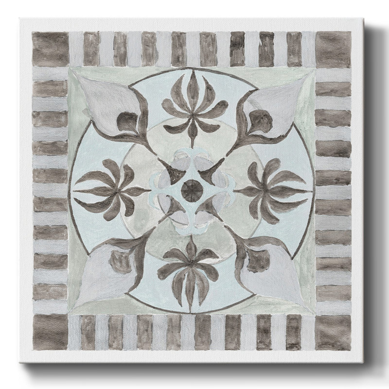 «Soft Translucent Tile II» sur toile, H 8 po x l 8 po