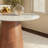 Small 37" Round Dining Modern Kitchen Table For 2/4 With Sintered Stone Top-124609283-124609285-125703008