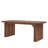 Rectangular Writing Desk With Wood Brown Engineered Wood Top For Home Office-41595253