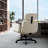Modern High Back Swivel Office Chair With Adjustable Arms