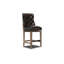 Ranch Upholstered Stool with Solid Wood Frame