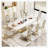 1 Piece Rectangular Dining Table without Chair-2079098177