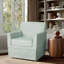 Fauteuil décoratif vert menthe