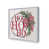 Cadre simple en chrome poli, bois massif