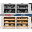  Boîte-tiroir en bois naturel prête à assembler pour armoire inférieure W24 "-1232617279
