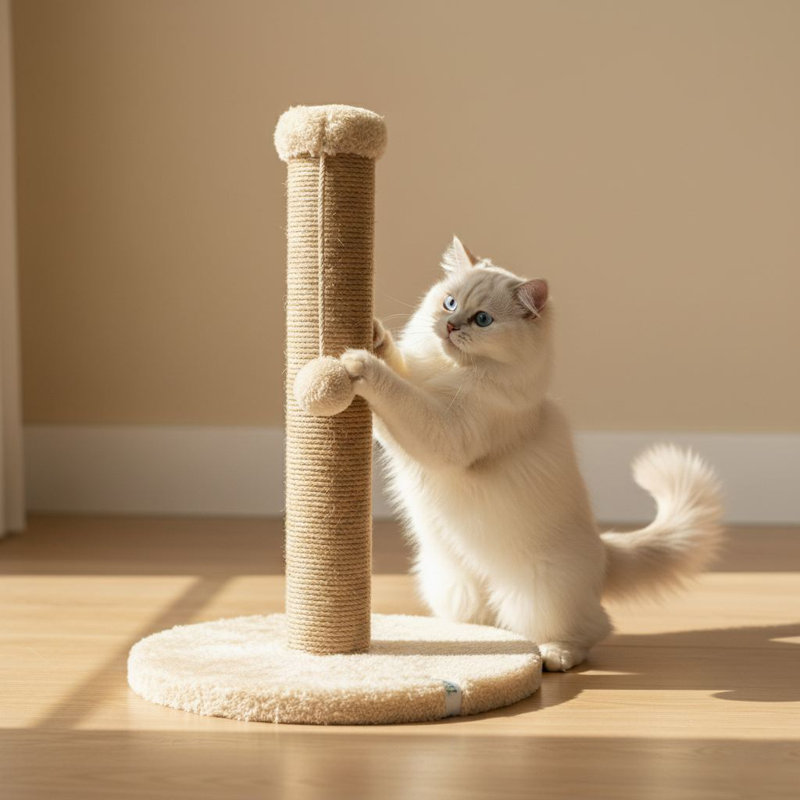 Grattoir pour chat, Beige