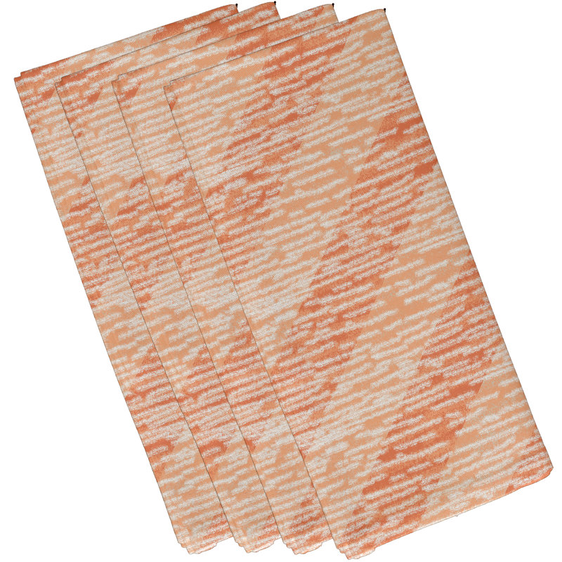 Ensemble de serviettes 4 pièces Odelina Raina, Corail