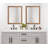 Travon Textured Farmhouse Rectangle Bathroom Mirror