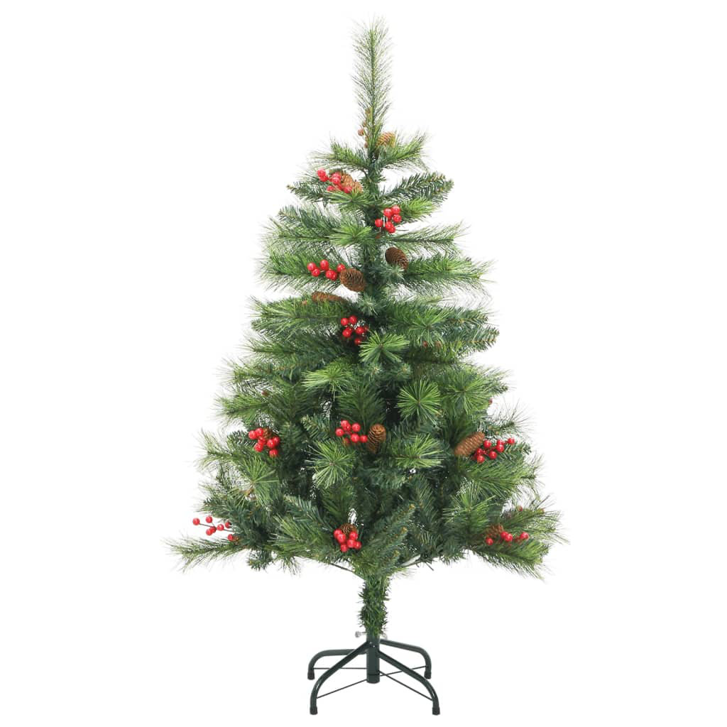 Künstlicher Weihnachtsbaum 150 cm Weiß mit Leuchten