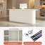 Bureau de réception moderne avec tiroir verrouillable - Bureau de réception simple pour salons, spas, boutiques et espaces de vente-129769528