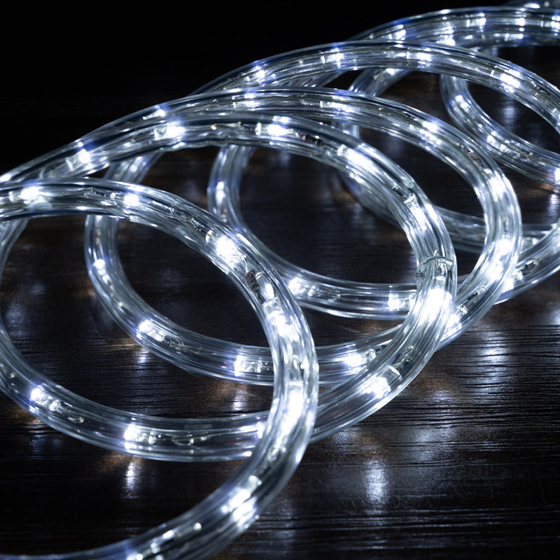The Holiday Aisle Electric Rope Lights, Cool White, 150 ft