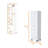 White Storage Shelves Broom Cabinet
