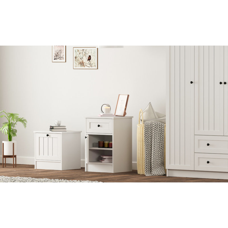 Applin 45cm W Manufactured Wood Bedside Table