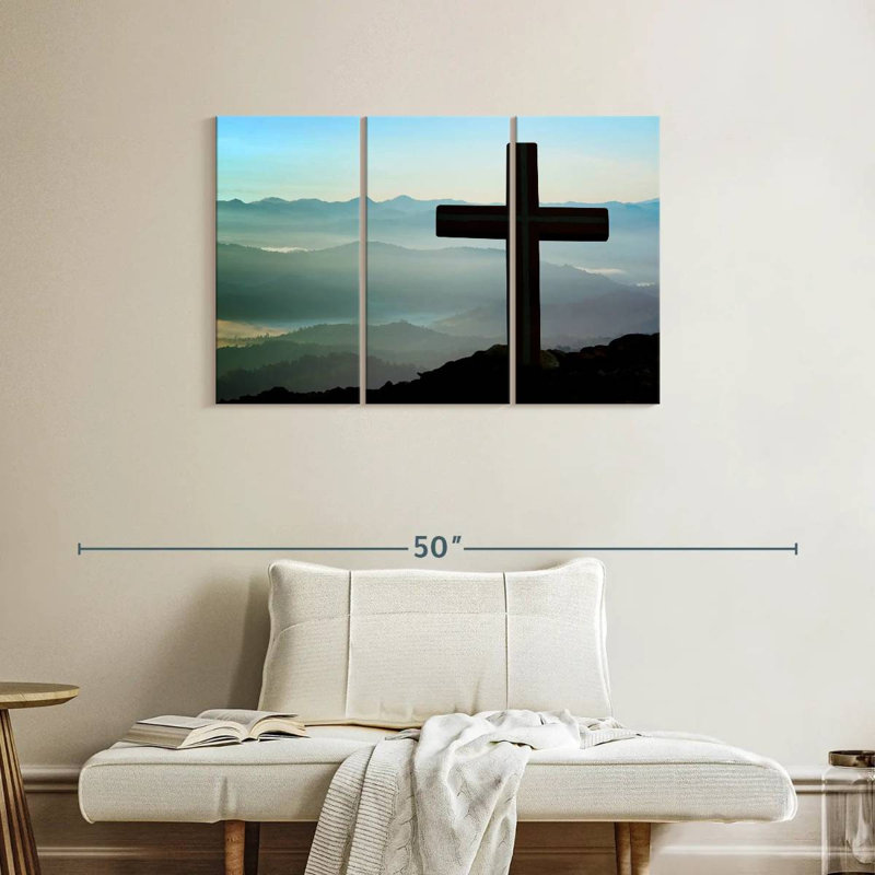 Adella Mountain Cross, 24" H x 38" W