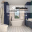Baignoire de trempage autoportante en acrylique L 59 po x l 31 po