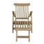 150cm Long Reclining Teak Single Chaise