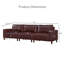 Canapé en cuir synthétique 112 po-1663710354