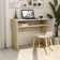 Desk Computer Desk Standing Office Desk with Shelf Engineered Wood