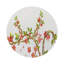 Sous-verres ronds en cuir cerisier rouge-119015065