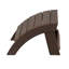 Chaise Adirondack en plastique / résine avec repose-pieds
