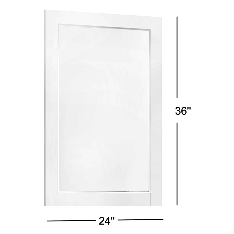 Miroir de salle de bain Ropesville, Chêne clair