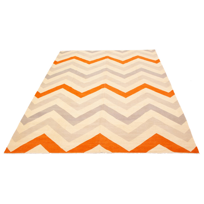 Kilim crème Keniqua 9 pi 1 po x 11 pi 10 po