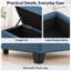 Banc de rangement avec repose-pieds 32 po-625990361