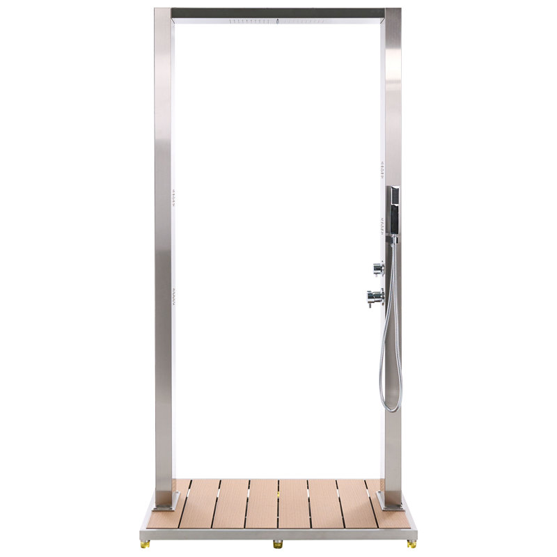 Freestanding Outdoor Shower SURAMA Silver