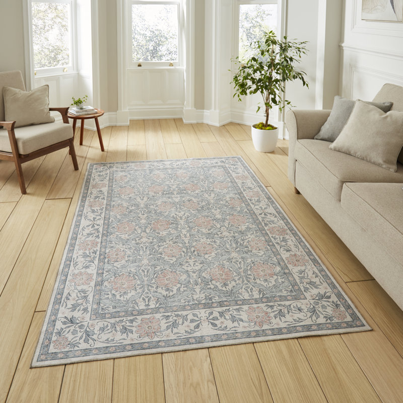 Vintage Look Digitally Printed Area Rug, Rectangle 122 x 170 cm