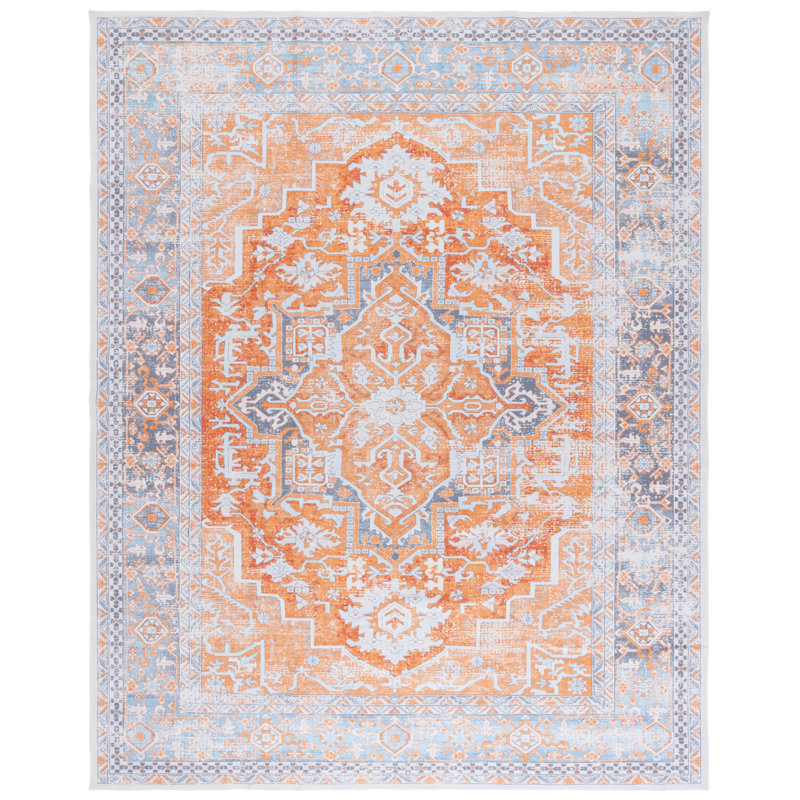 Shealin Machine Washable Performance Oriental Rug, Rectangle 8' x 10'