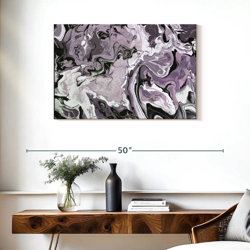 Avery Abide Plum, 24" H x 36" W