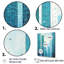 «Aqua Blue Ascent Skycrapers Harmony» sur impression sur toile-97072812-97072817