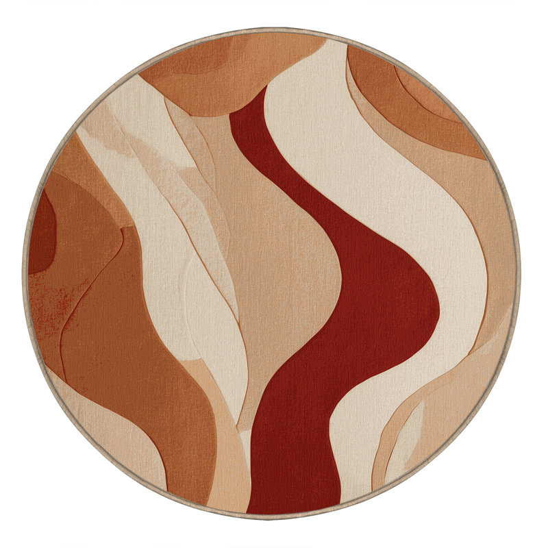Desert Ebb Rug, Round 6'