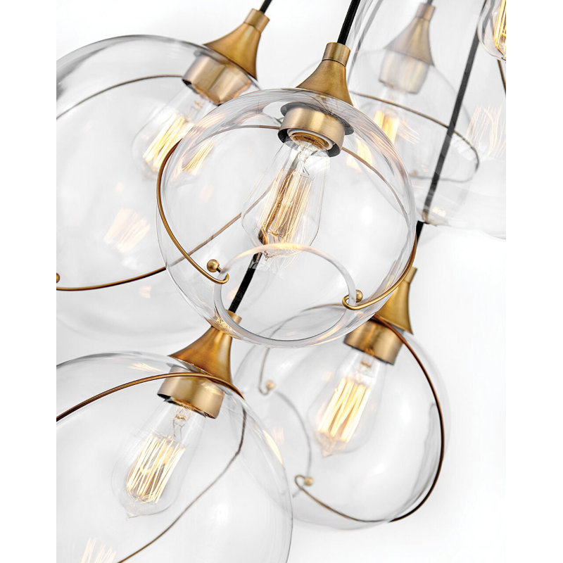 Skye 18 Light Pendant by Lisa McDennon, Clear