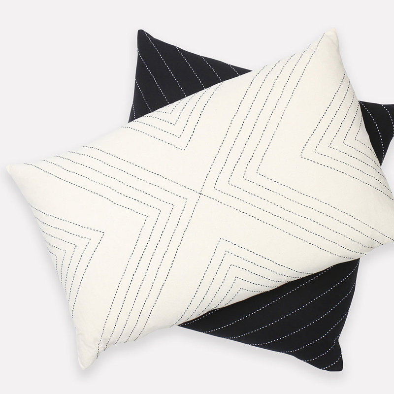 Lumbar Pillow Cover & Insert, Bone