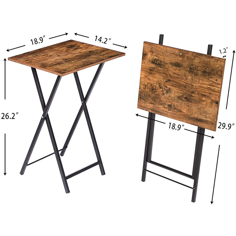 End Table, Rustic Brown